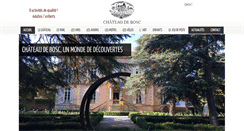Desktop Screenshot of chateau-de-bosc.com