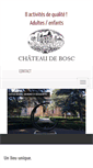 Mobile Screenshot of chateau-de-bosc.com